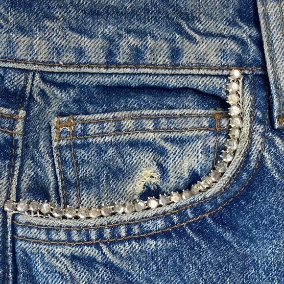 REFORMATION Stardust High Rise Straight Jeans in Colorado Wash Size 27 - Picture 12 of 13